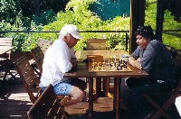 Chess can be played anywhere! Chess can be played anywhere!