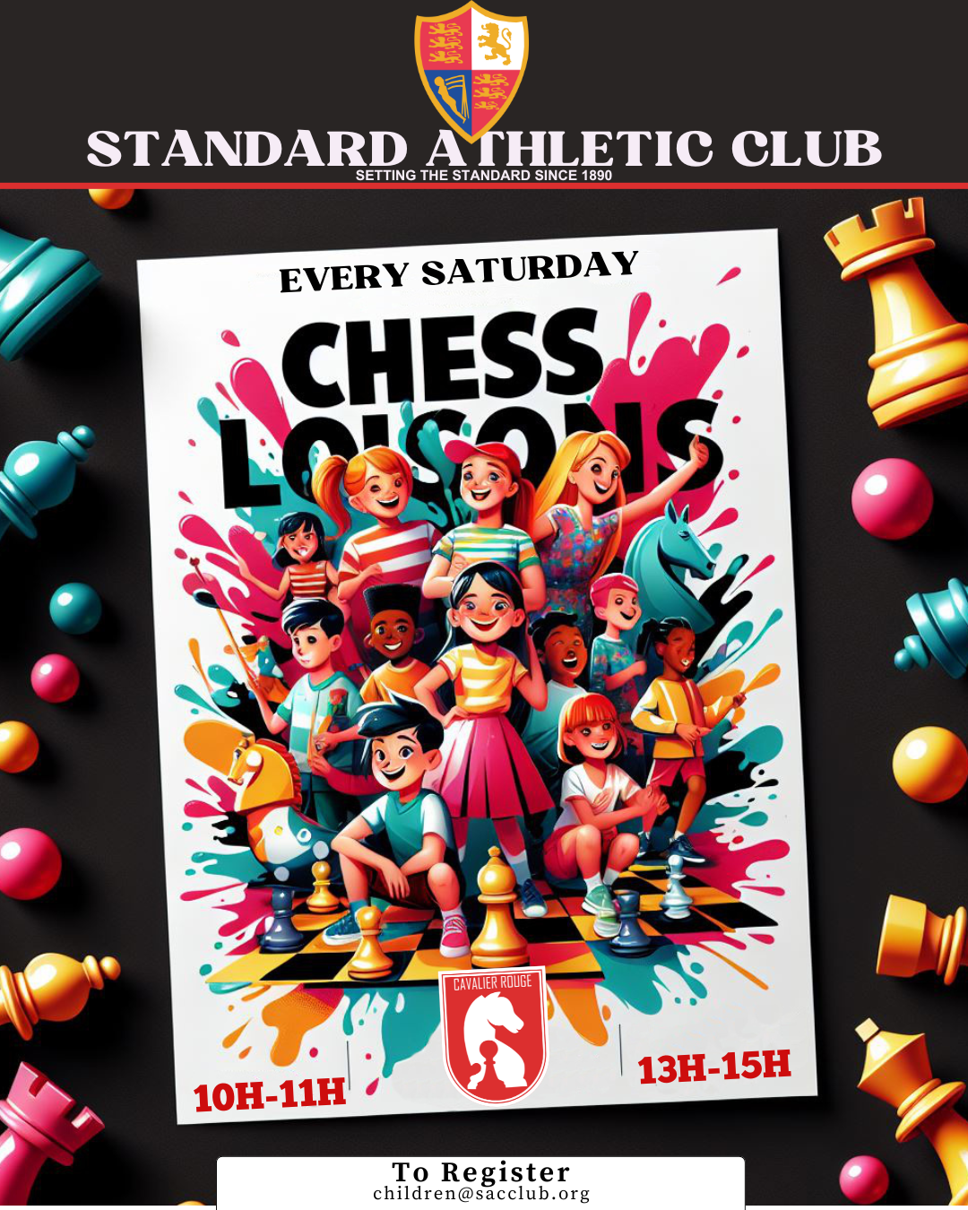 Childrens chess poster feb2025