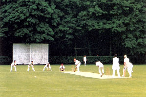 Cricket at the SAC - The beautiful Forest of Meudon as a backdrop