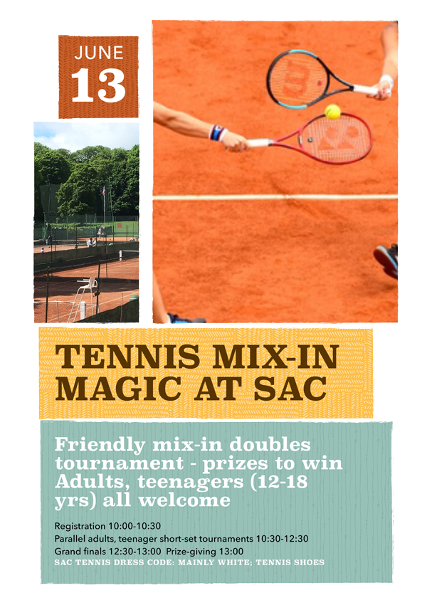 SAC tennis 13 June