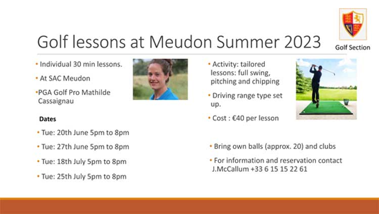 Golf Lessons Meudon 2023 750x723