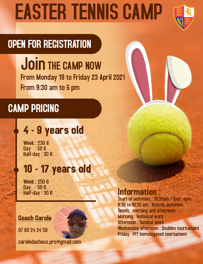 Easter Tennis Camp