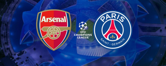 Arsenal vs PSG logos