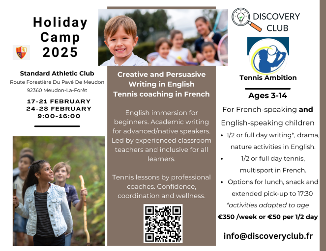 Children’s News – February Holiday Camp options