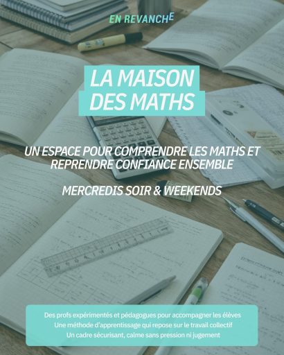 Children’s News: La Maison des Maths – Saturday Sessions at the Club