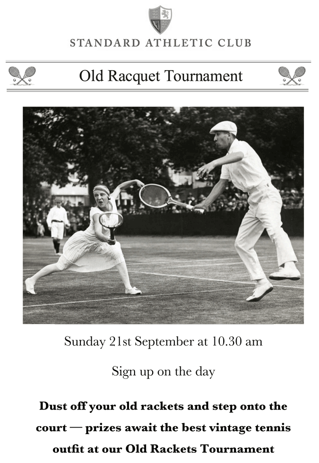 Old racquet tournament 2025