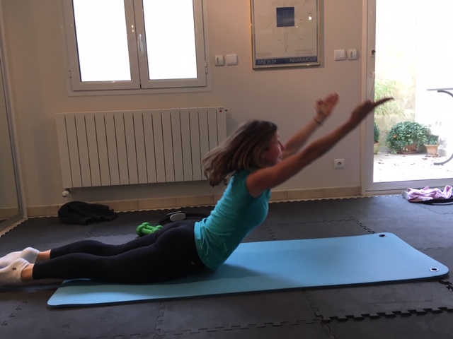Pilates swan dive