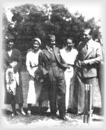 Fred Perry visiting the club in the 1930s